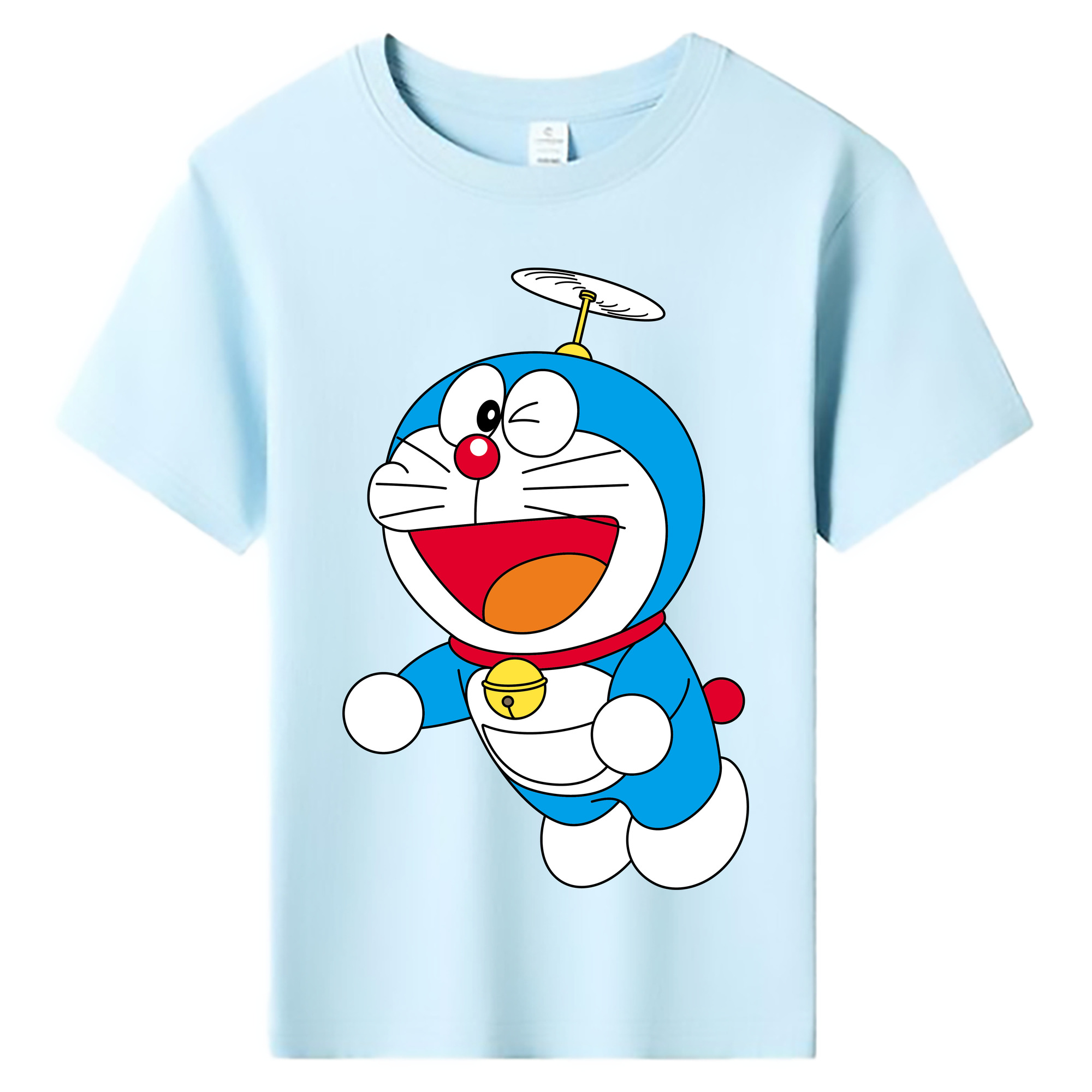 （画像用） ドラえもん Doraemon 綿100％キッズTシャツ（フロントプリント）